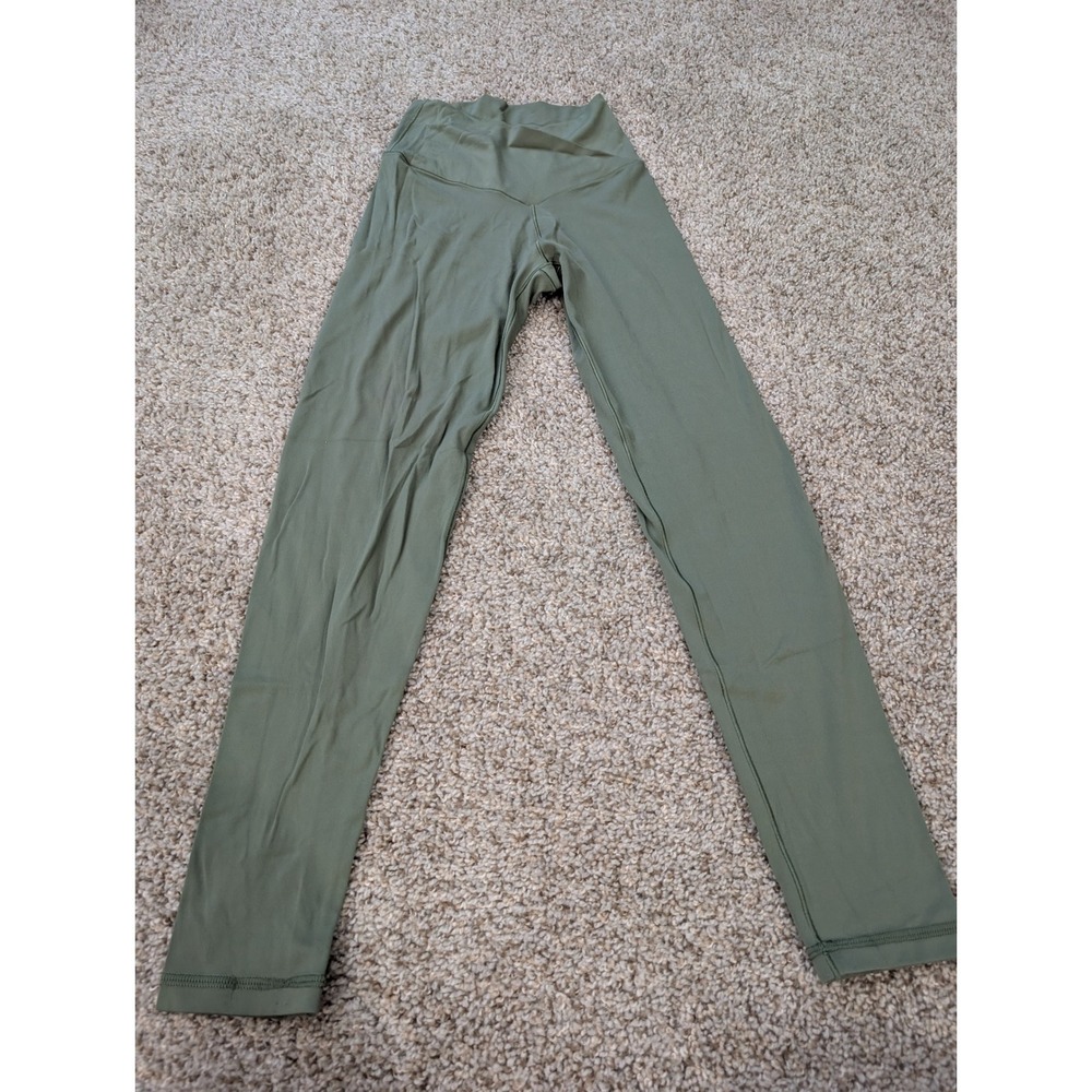 Offline by Aerie Real Me High Rise Crossover 7/8 Leggings Olive Green Small